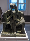 <center>Ossip Zadkine</center> Projet de monument pour les frères Van Gogh. Bronze.