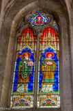 <center>Eglise de St Trophime</center>Les vitraux. A gauche, Saint Virgile et Saint Étienne