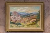 <center>Auriol. Musée Martin-Duby</center> « Cabanon et amandiers en fleurs ». Huile. Joseph Martin-Duby.