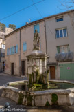<center>Auriol</center> La statue est placée sur la fontaine en 1767.