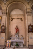 <center>Auriol. L'èglise.</center> Sacré-Cœur de Jésus. Autel édifié en 1876. Statue datant environ de 1870.