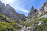 <center>Île du Riou.</center>Montée vers le col de la Culate.