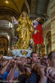 <center>La Procession du 15 août.</center>Sortie de la cathédrale.