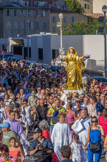 <center>La Procession du 15 août.</center>Arrivée à Saint Laurent.