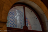 <center>La Basilique Cathédrale Sainte-Marie-Majeure</center>La statue du Sacré-Coeur vue du déambulatoire.