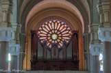 <center>Basilique du Sacré-Cœur. </center>  Orgue reconstruit en 1988 par Laval-Thivolle, réutilisant les éléments de l'orgue de Saint-Charles d'Alger (datant de  1936).