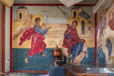 Saint Irénée. <br> Les fresques relatant la vie du Christ : l'Annonciation.