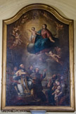 <center>Eglise St Cannat les Prêcheurs. </center>La Vision de Saint Pie V, œuvre anonyme du XVIIIème siècle : le pape ayant la vision de la Vierge annonçant la victoire des armées hispano-pontificales à Lépante (157l).