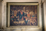 <center>Eglise St Cannat les Prêcheurs. </center>A gauche de la tribune, est accroché un tableau attribué à Jouvenet : Jésus chassant les marchands du temple.