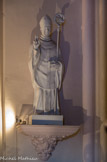 <center>Saint Ferréol les Augustins.</center>A droite, Saint Augustin. Ces deux statues sont l'oeuvre de Raymond Servian (1947).