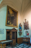<center>Eglise St Cannat les Prêcheurs. </center>Sur le mur, la Vision de Saint Benoit, de Jean Baptiste Faudran. Le saint regarde un globe lumineux représentant la terre. XVIIIe siècle.
