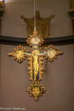 <center>Eglise de Saint Giniez. </center> Le crucifix du XVIIIe siècle.