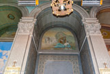 <center>Saint Joseph intra muros. </center> Le bon samaritain , fresque de Varade et Sari de 1925