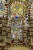 <center>Notre-Dame de la Garde</center>La nef, en 2023, avant la visite du Pape.