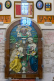<center>Les ex-voto.</center>Annonciation de l'atelier des Della Robbia de la chapelle de saint Roch (aujourd'hui placée dans le musée).