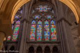 <center>Eglise des Réformés ou de saint-Vincent-de-Paul. </center>Transept droit. Saint Martin, saint Nicolas, saint Cyprien, saint Eutrope. Après restauration par les ateliers Imbert.