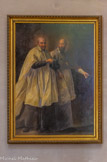 <center>Eglise des Réformés ou de saint-Vincent-de-Paul.</center>Sixième chapelle de droite. Saint François de Sales (au second plan)  installant Saint Vincent de Paul comme supérieur des Dames de la Visitation, copie du tableau de Jean Restout, 1732, l’original est conservé  à  Paris  dans  l'église  Sainte-Marguerite. Saint-François-de-Sales fonda l'ordre de la Visitation en 1510 avec Mme de Chantal.