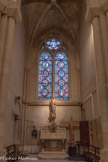 <center>Eglise des Réformés ou de saint-Vincent-de-Paul.</center>Huitième chapelle de droite. Autel et  statue de Saint-Augustin (4 ème siècle).
