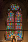 <center>Eglise des Réformés ou de saint-Vincent-de-Paul. </center>Chapelle de l'abside du bas-coté gauche. L'arbre de Jessé. Il représente une schématisation de la généalogie de Jésus. Jessé est  représenté couché, endormi. De son  ventre sort un arbre dont les branches portent les ancêtres supposés de Jésus. De bas en haut, de gauche à droite alternativement :  David, Salomon, Roboam, Abia, Asa, Josaphat ?, Ozias, Jotham, Ezéchias, Manassé, Josias, St Joseph. Médailon du haut : Marie et Jésus.