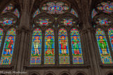 <center>Eglise des Réformés ou de saint-Vincent-de-Paul. </center>Vitraux de la nef, à droite. Job, Juda, Joseph et Aseneth.