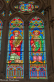 <center>Eglise des Réformés ou de saint-Vincent-de-Paul. </center>Vitraux de la nef, à gauche. David, Salomon.