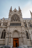 <center>Eglise des Réformés ou de saint-Vincent-de-Paul. </center>Façade nord. Une des trois entrées.