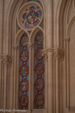 <center>Eglise des Réformés ou de saint-Vincent-de-Paul. </center>Les vitraux derrière le maître-autel. Les martyres des apôtres. En bas Saint Pierre et saint Paul. Puis saint André et ? Saint Thadée et saint Mathias. Saint Etienne et saint Barnabé ? ? ?