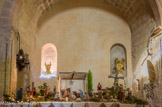 <center>Eglise Saint Laurent.</center> La crèche de Noël.