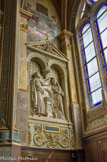 <center>Saint Eustache</center> Chapelle des Saints-Innocents. Le mariage de la Vierge, par Henry Triqueti. Deux anges (XIXe siècle) au-dessus de l'autel.