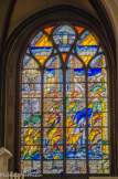 <center>L'église Saint-Gervais.</center> L'Ascension et la Pentecôte par Sylvie Gaudin. Seconde moitié du XXe siècle.