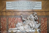 <center>Église Saint-Roch. </center> Chapelle Saint-Etienne, «Monument de la famille de Créqui»
Marbre de Louis Hurtelle et Charles Mazeline (1688)