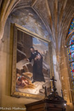 <center>Église Saint-Germain-l'Auxerrois.</center>Chapelle Saint-Vincent-de-Paul.  Saint Vincent de Paul recueillant, dans la neige, les enfants abandonnés. Copie de 1837 d’un tableau de Mansiau.