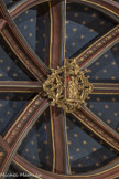 <center>Église Saint-Germain-l'Auxerrois.</center>La clef de voûte représente saint Germain, 1517.
