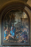<center>Eglise Saint-Germain-des-Prés. </center> Peinture de Laurent LA HYRE (XVIIe) : L'entrée de Jésus à Jérusalem.