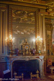 <center>Salon des tapisseries. </center> Cheminée datant de 1731.