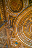<center>Chambre de la Reine ou de l'Impératrice. </center>Médaillons décorés aux armes de France et de Navarre, ornés de cordelières de veuve en hommage à Anne d'Autriche.