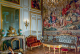 <center>Salon de réception dit salon d’angle. </center>Le mobilier Second Empire de style Louis XV a été livré par Janselme