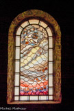 <center>Barbizon.</center> Vitrail de l'église de Barbizon.