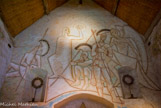 <center>Milly la Forêt.</center>Chapelle Saint-Blaise-des-Simples. Au-dessus grande composition 