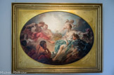 <center>Le domaine de Marly</center>L'apothéose d'Enéet. François Boucher (1703 – 1770). Ce tableau a été commandé par Louis XV et a décoré sa chambre. L'oeuvre
 a pour pendant Vénus et Vulcain conservé au musée du Louvre