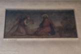 <center>Ville d’Avray. </center> L'église Saint-Nicolas - Saint-Marc de Ville-d'Avray. Jésus au Jardin des oliviers par Camille Corot.