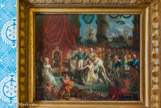 <center>Salles XIX</center> Louis XVIII relevant la France de ses ruines, 24 avril 1814, par  Crépin, Louis-Philippe.