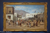 <center>HORACE VAN RUITH</center>Aden Market (Marché à Aden), vers 1888-1903. Huile sur toile. Famille Antonin Besse.