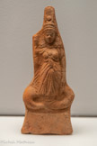 <center>Figurine d'Isis serpent</center>Epoque romaine (d'après style) (-30-395)
Terre cuite