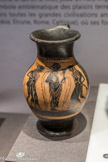 5 • Olpé - Scène dionysiaque avec satyres et ménades Céramique à figures noires
Attique (Grèce) Vers 500 av. J.-C.