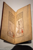 <center>Description des instruments de l’observatoire de Taqi al-Din's</center>Istanbul, Turquie 1580
Manuscrit enluminé
Bibliothèque nationale de France, département des Manuscrits, Paris.
