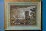 <center>Vue d'une tour au bord de la mer</center>Jean Henry, dit Henry d'Arles
Arles, 1733 - Marseille, 1784