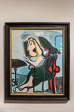 <center>Femme au miroir</center>PABLO PICASSO 1881-1973
1959. Huile et ripolin sur toile