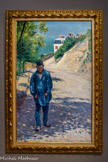 <center>Gustave Caillebotte (1848 - 1894)</center>Le Père Magloire sur le chemin de Saint-Clair à Étretat 1884.
Huile sur toile