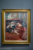 <center>Armand Guillaumin (1841 -1927)</center>Portrait de Madame Guillaumin lisant 1898
Huile sur toile